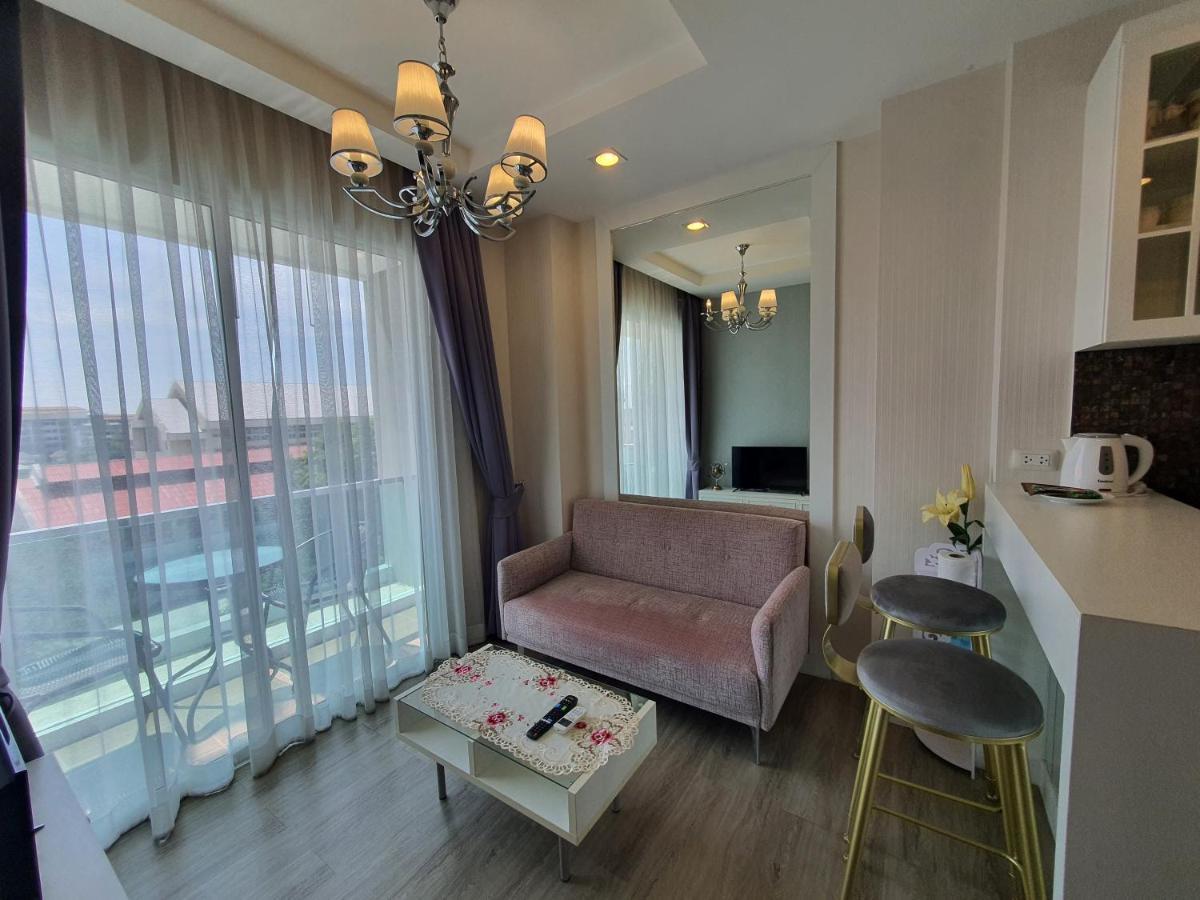 Hill & Sea Balcony 1 Bedroom & 1 Living Room @Blu X Bangsaen Exterior foto